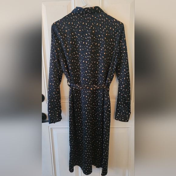 Navy leopard dress - Picture 4 of 4